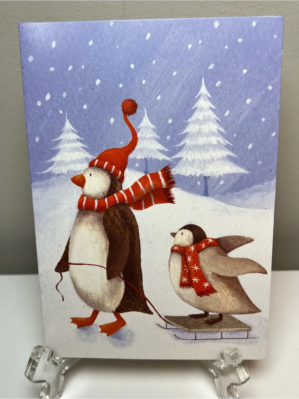 Carlton Cards Penguin Holiday Greeting Cards